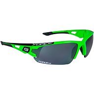 Force CALIBRE fluo zelené, čierne laser sklá - Cyklistické okuliare