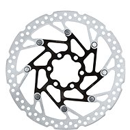 Force 5 160mm, 6 Holes, Black - Bike Brake Disc