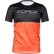 Force Kid MTB Cheery jersey black-orange 116-128 - Cycling Jersey