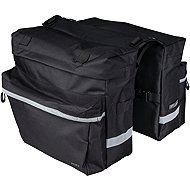 Force Double double rear bag, black 2 × 10 l - Bike Bag