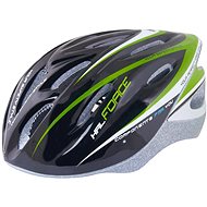 Force HAL, Black-Green-White, S-M, 54-58cm - Bike Helmet