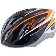 Force HAL, Black-Orange-White, L-XL, 58-63cm - Bike Helmet