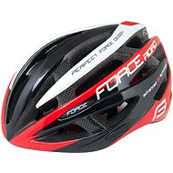 Force ROAD, Black-Red-White - Bike Helmet