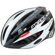 Force ROAD, Black-White-Grey - Bike Helmet