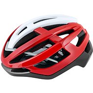 Force LYNX, Black-Red-White, S-M, 55-59cm - Bike Helmet