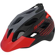 Force RAPTOR MTB, Grey-Red - Bike Helmet