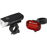 Force Sharp, Front + Rear Lights, Battery - Bike Light
