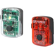Force Point USB, Front + Rear - Bike Light