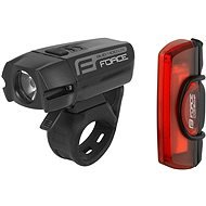 Force Glare USB, Front + Rear - Bike Light