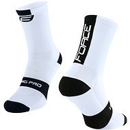 Force LONG PRO, White/Black, size 42-46 EU - Socks