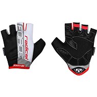 Force RADICAL, Black-White-Red - Cycling Gloves