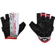 Force RADICAL, Black-White-Red, M - Cycling Gloves