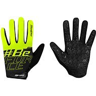 Force MTB SWIPE, Black-Fluo, L - Cycling Gloves