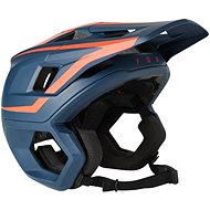 Fox Dropframe Pro Helmet Blue/Red M - Bike Helmet
