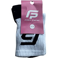 FAT PIPE Long socks, white 32 - 35 - Socks