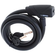 L-Bicycle harness - 150 cm, 2 keys, black - Bike Lock