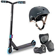 SKITT Convenient freestyle set SCOUT, Black - Rainbow - Freestyle Scooter