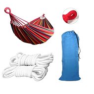 Azar HM-108 Hammock hammock 240 × 160 cm red stripes - Hammock