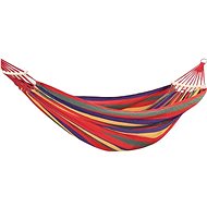KIK KX9664 Hammock hammock 190 × 80cm red stripes - Hammock