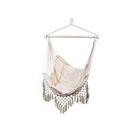 Verk 01431 Beige fringed hanging armchair - Hanging Chair