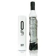 Master Umbrella in bottle shape, black-silver - Umbrella