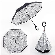 KIK KX7788_2 Reversible umbrella - newspaper - Umbrella