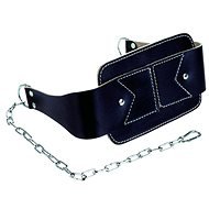 Tunturi leather belt with chain - Weightlifting Belt
