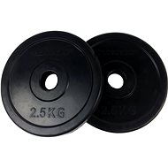 Tunturi rubberized disc 2,5 kg / 30 mm pair - Gym Weight