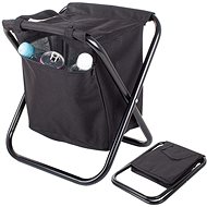 Verk 01668 Camping folding stool with bag black - Folding Stool