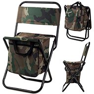 Verk 01665 Camping folding chair with 2in1 bag camouflage - Camping Chair