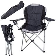 Verk 01403 Garden and camping chair padded grey - Camping Armchair
