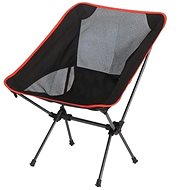 Verk 01675 Camping folding chair black red - Camping Chair
