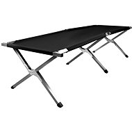 Trizand 555 Field bed 186×70×43 cm black - Camping Lounge Chair