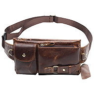 Gaira Leather Bumbag 519080 brown - Bum Bag