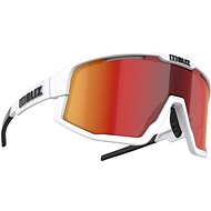 Bliz FUSION Matt White Smoke w Red Multi Cat.3 - Cycling Glasses