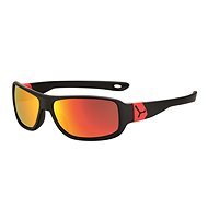 Cébé SCRAT Matt Black Red Zone Blue Light Grey Cat.3 Red - Sunglasses