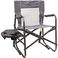 GCI Outdoor Freestyle Rocker™ with Side Table Heathered Pewter - Kempingové křeslo