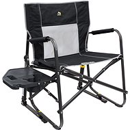 GCI Outdoor Freestyle Rocker XL™ with Side Table Black - Camping Armchair