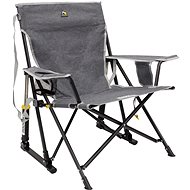 GCI Outdoor Kickback Rocker™ Heathered Pewter - Camping Armchair