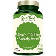 GreenFood Nutrition Vitamin C+ Rosehip Extract 60 capsules - Vitamin C