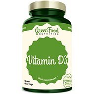 GreenFood Nutrition Vitamín D3 60 kapsúl - Vitamín D
