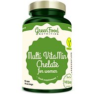 GreenFood Nutrition Multi VitaMin Chelate for women 60 capsules - Multivitamin