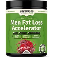 GreenFood Nutrition Performance Mens Fat Loss Accelerator Juicy raspberry 420g - Fat burner