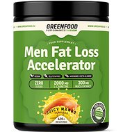 GreenFood Nutrition Performance Mens Fat Loss Accelerator Juicy mango 420g - Fat burner