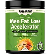 GreenFood Nutrition Performance Mens Fat Loss Accelerator Juicy tangerine 420 g - Spaľovač tukov