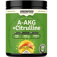 GreenFood Nutrition Performance A-AKG + Citrulline Malate Juicy mango 420g - Anabolizer