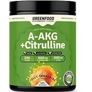 GreenFood Nutrition Performance A-AKG + Citrulline Malate Juicy tangerine 420g - Anabolizer