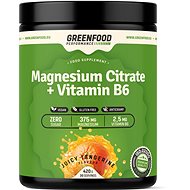 GreenFood Nutrition Performance Magnesium Citrate +Vitamin B6 Juicy tangerine 420g - Magnesium
