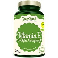 GreenFood Nutrition Vitamín E-D-Alpha Tocopheryl 90 kapsúl - Vitamín E