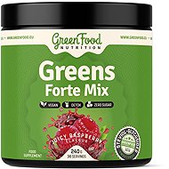 GreenFood Nutrition Greens Forte Mix 240 g, juicy raspberry - Antioxidant